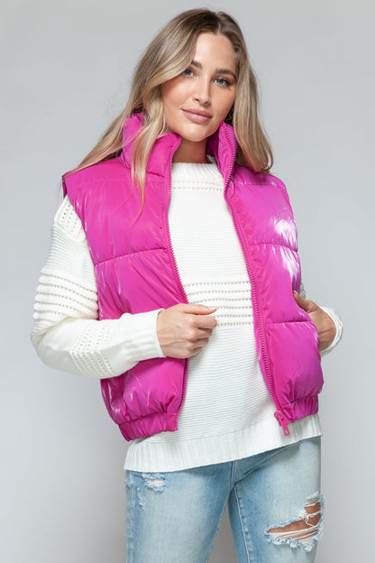 Tatiana® | Snobbish quilted vest with fine fur lining