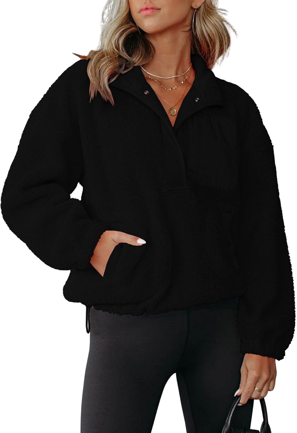 Phaedra® | Women's Chouyatou Sherpa fleece jacket