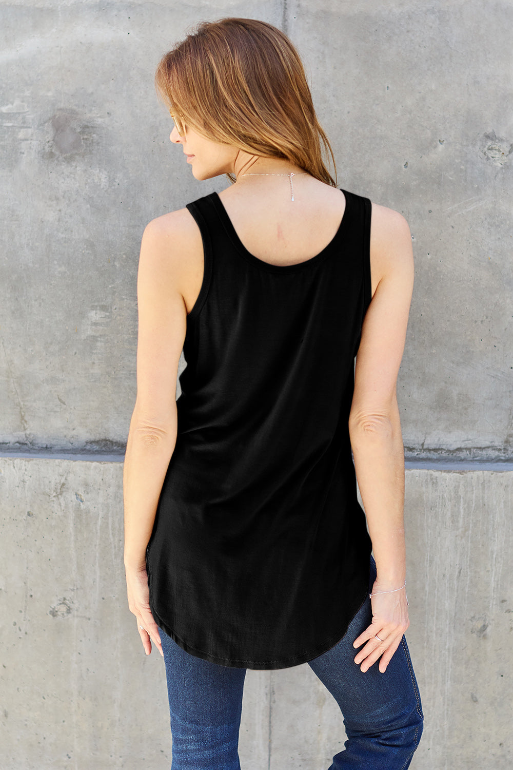 Priscila® | Basic Bae Bamboo full size crew neck tank top