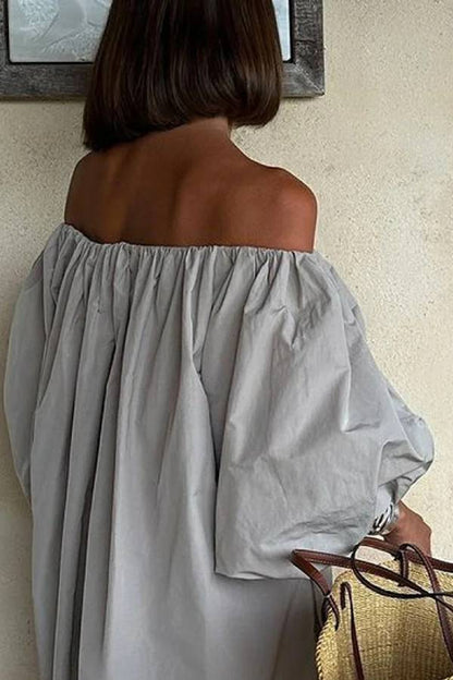 Teodora® | Casual off shoulder loose dress