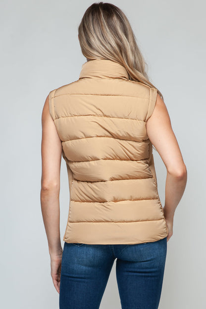 Alma® | Snobbish turtleneck vest with zip and pockets