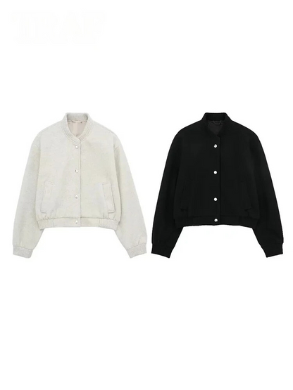 Xyla® | Cropped bomber jacket