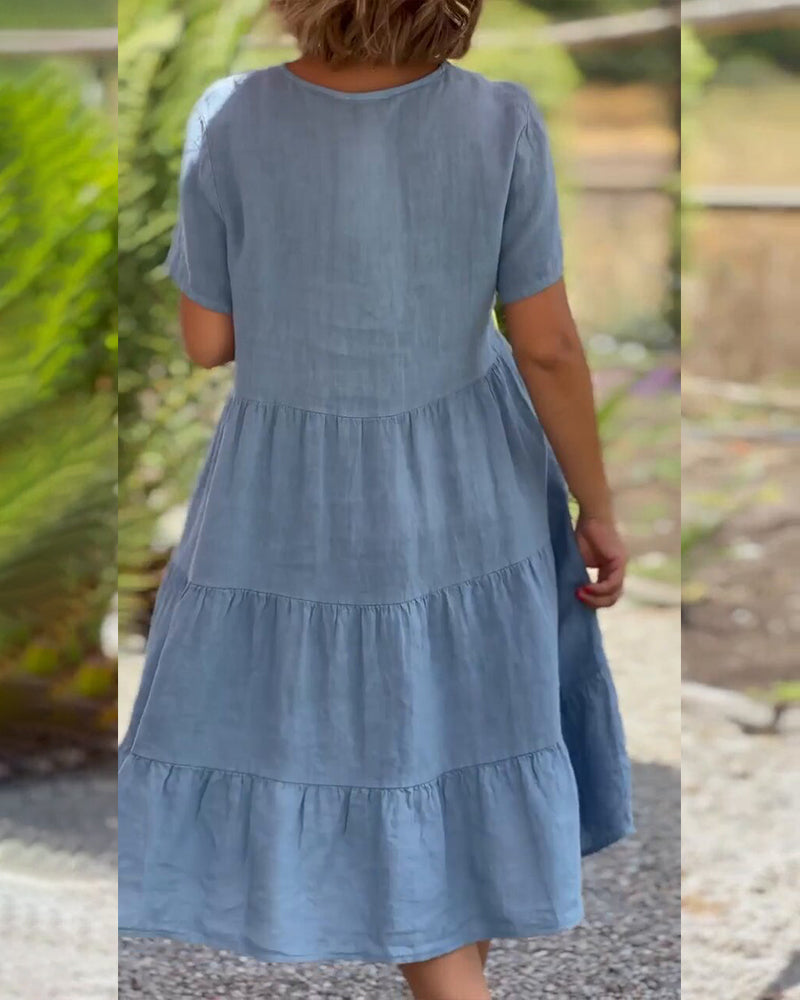 Zulema® | Cotton and linen dress