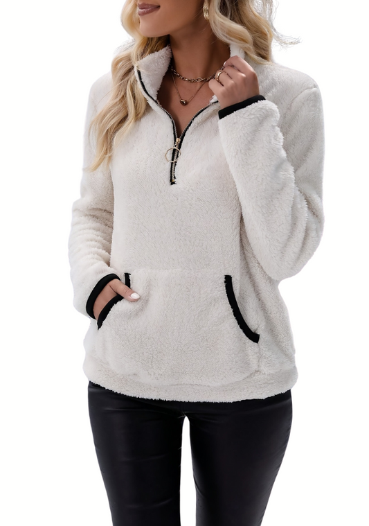 Susana® | Half zip fleece lining