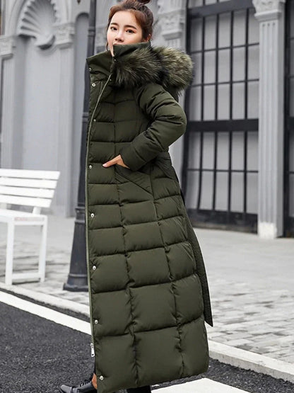 Petra® | Padded women's coat with belt