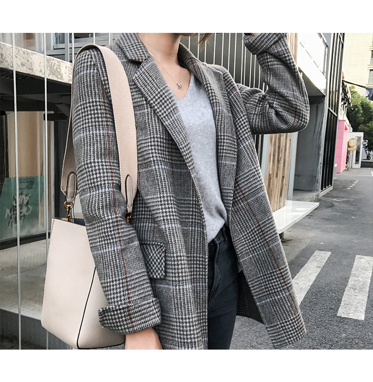 Tatiana® | Checked loose all-match wool