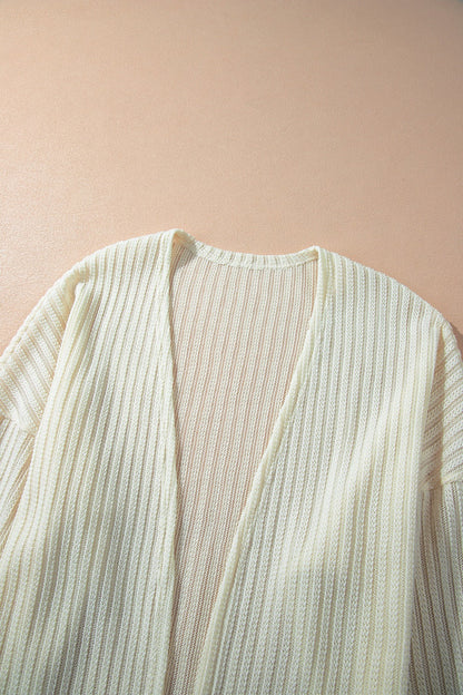 Zara® | Long sleeve open front cardigan