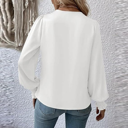 Tamsin® | Shirt with pleated puff sleeves