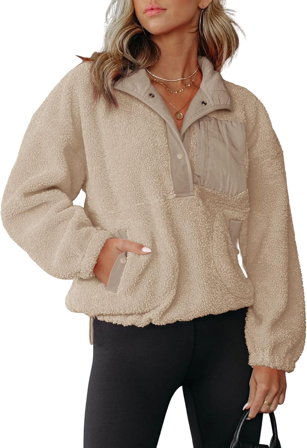 Phaedra® | Women's Chouyatou Sherpa fleece jacket