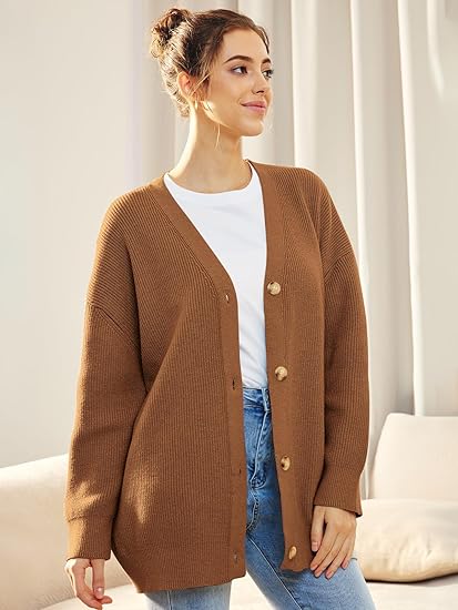 Tatjana® | Lightweight cardigan with V-neck and buttons