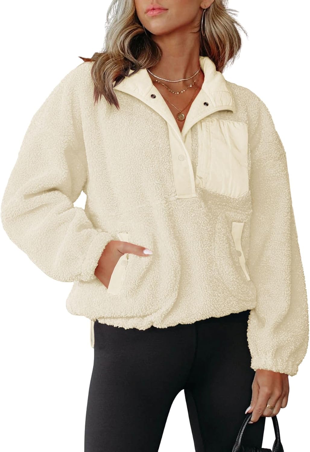 Phaedra® | Women's Chouyatou Sherpa fleece jacket