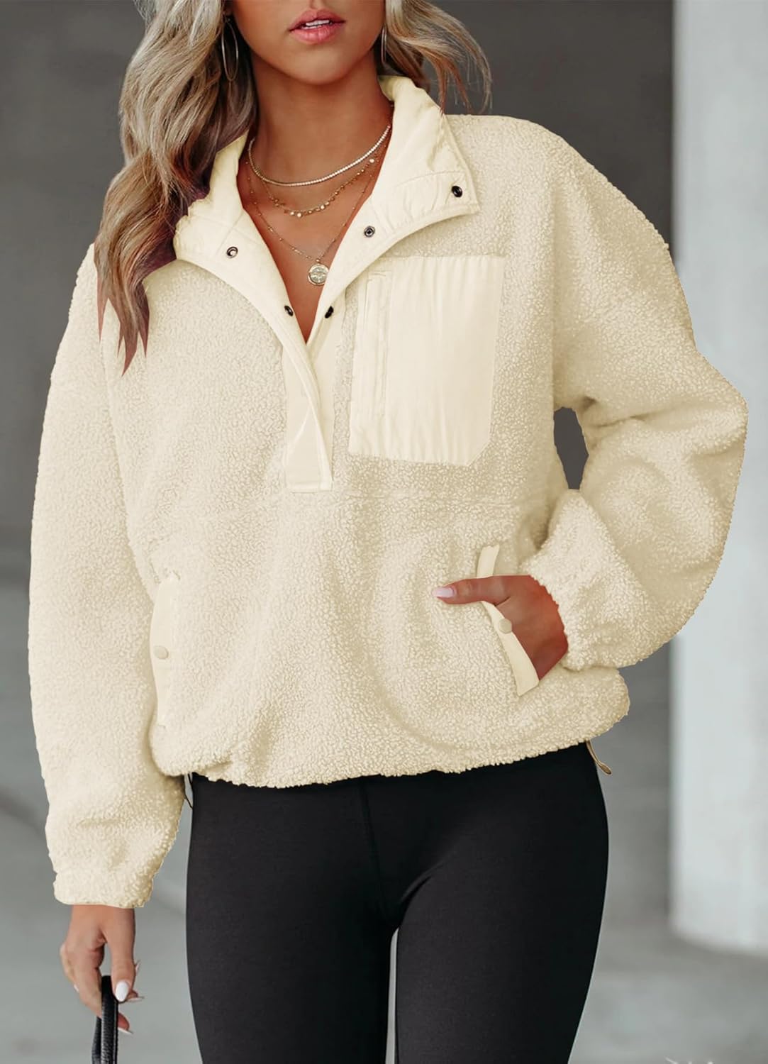 Phaedra® | Women's Chouyatou Sherpa fleece jacket