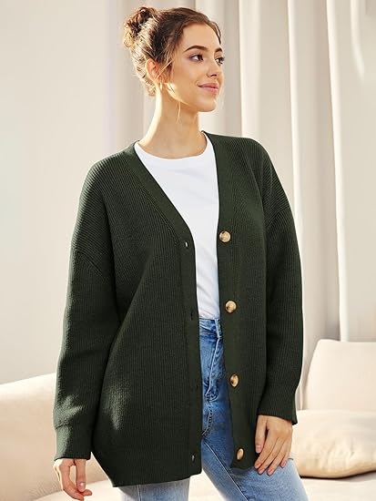 Tatjana® | Lightweight cardigan with V-neck and buttons