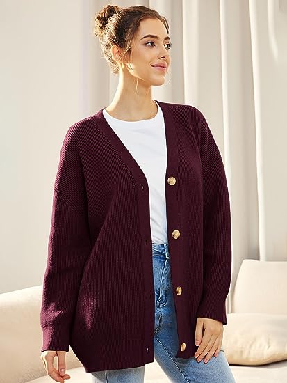 Tatjana® | Lightweight cardigan with V-neck and buttons