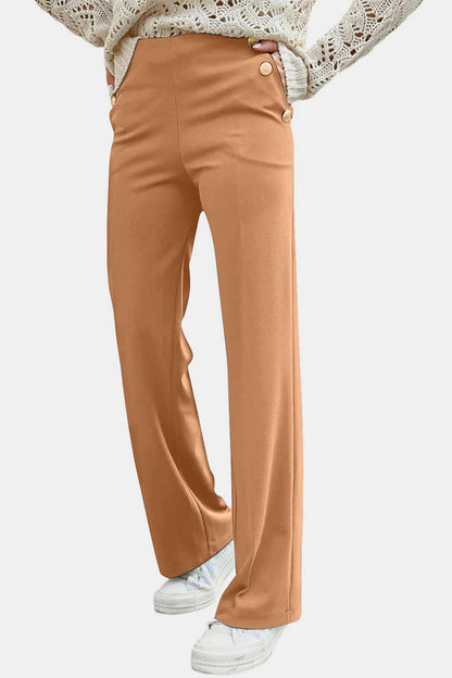 Tallulah® | High-rise trousers with decorative buttons