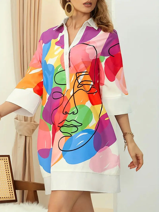 Zelda® | Colorful shirt dress