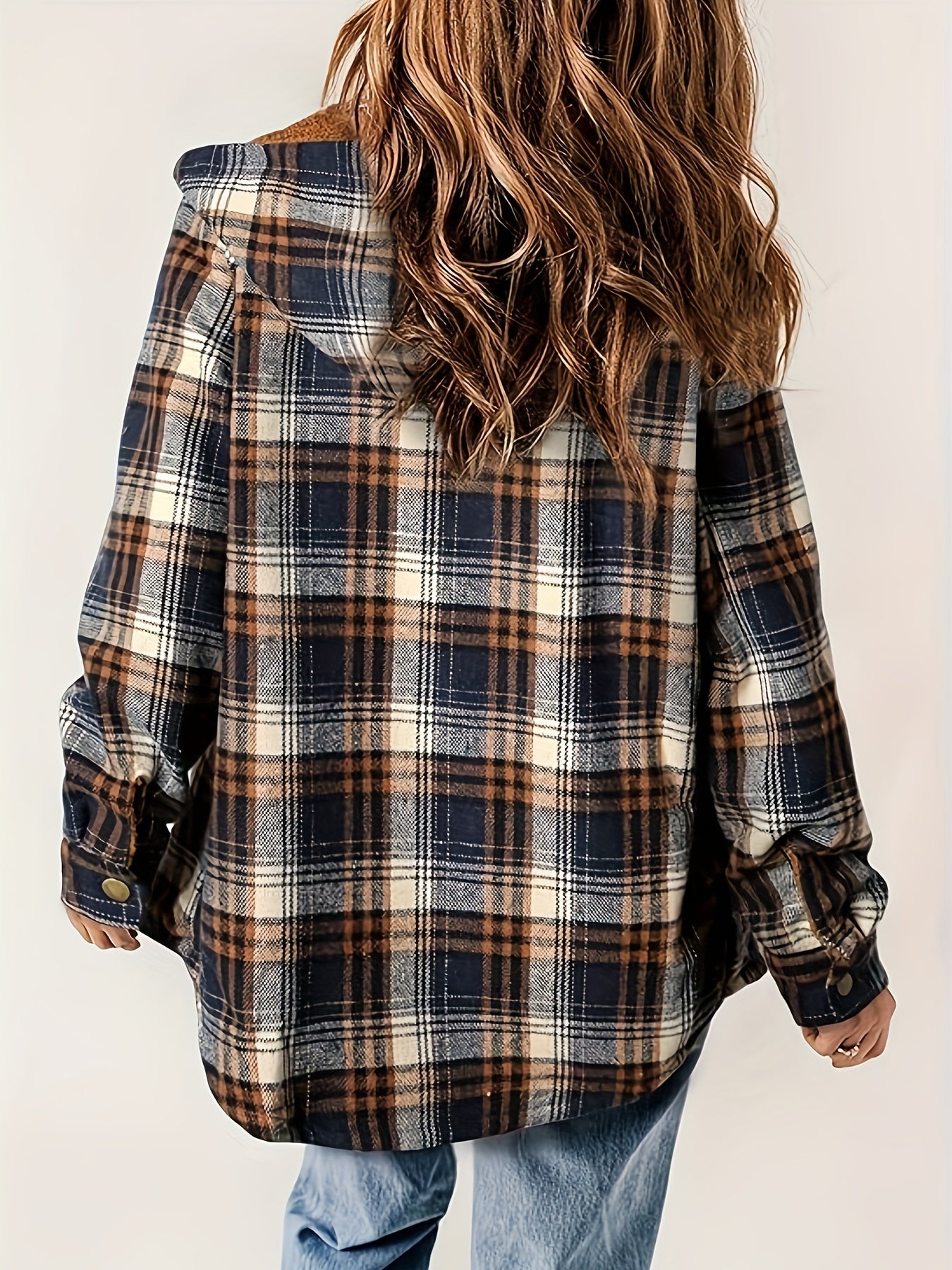 Adela® | Coat with check pattern