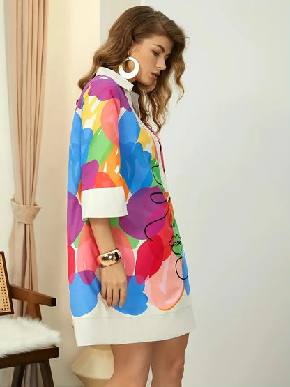 Zelda® | Colorful shirt dress