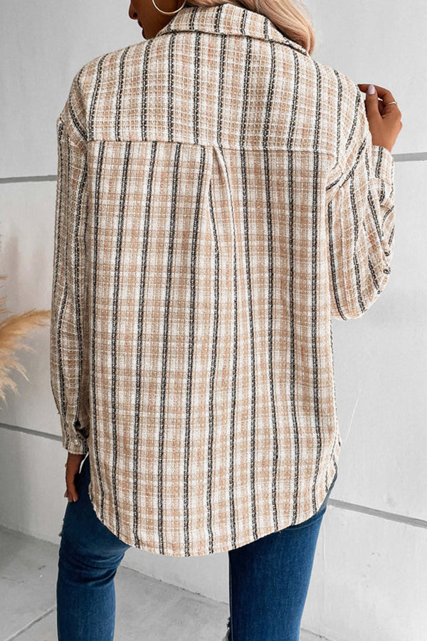 Aitana® | Checked shirt jacket from Spice Harvest