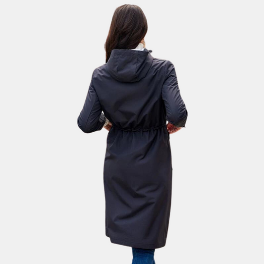 Verónica® | Protective long raincoat for women