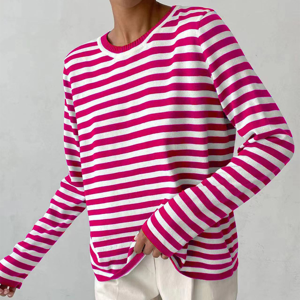 Carmen® | Striped shirt with a ribbed collar