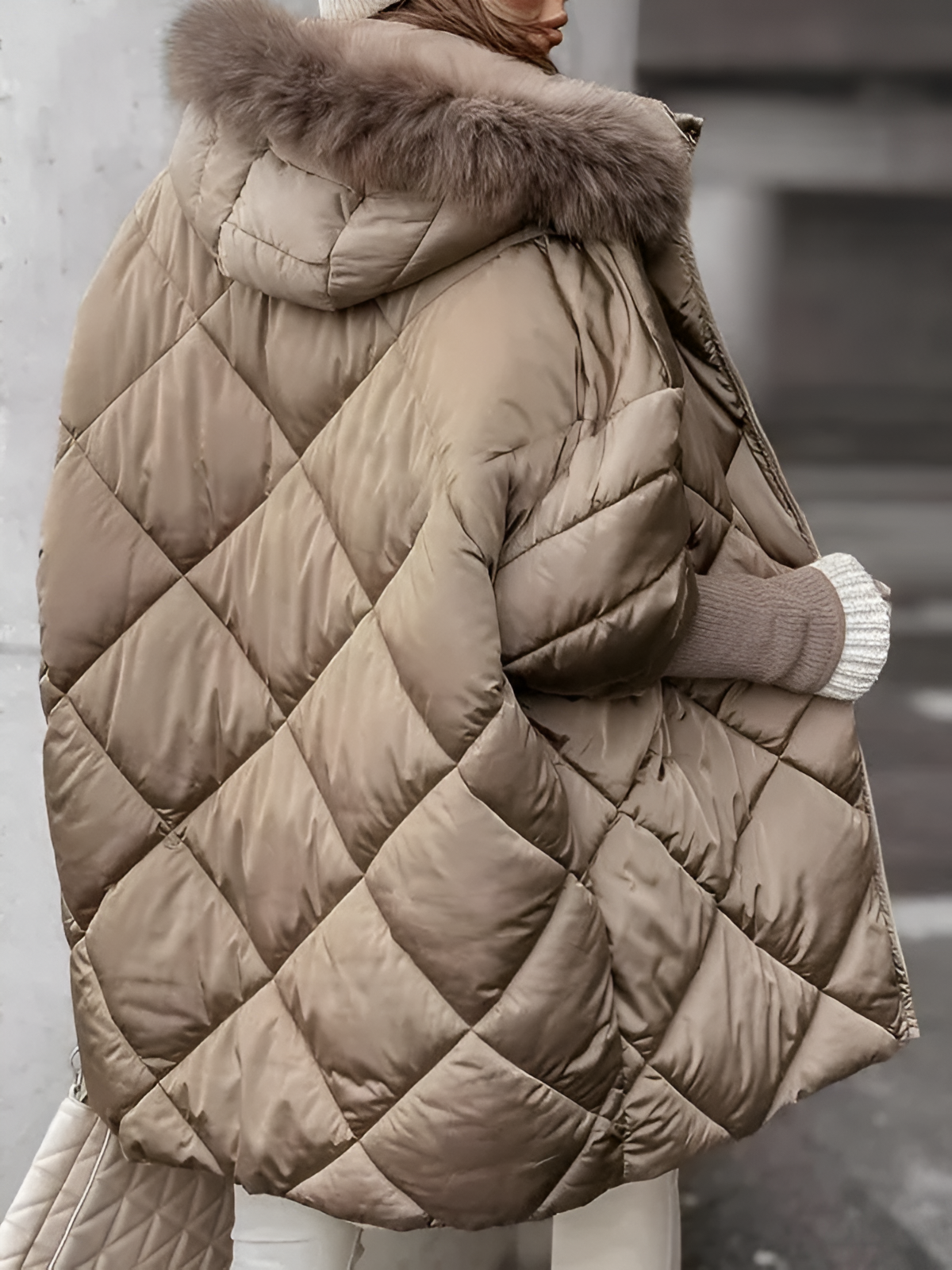 Tamara® | Winter jacket with hood and zip