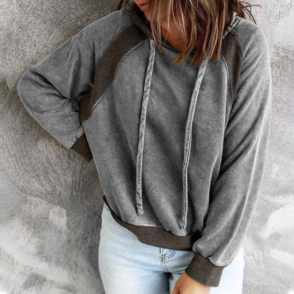 Amelia® | Casual sweatshirt with hood and long sleeves