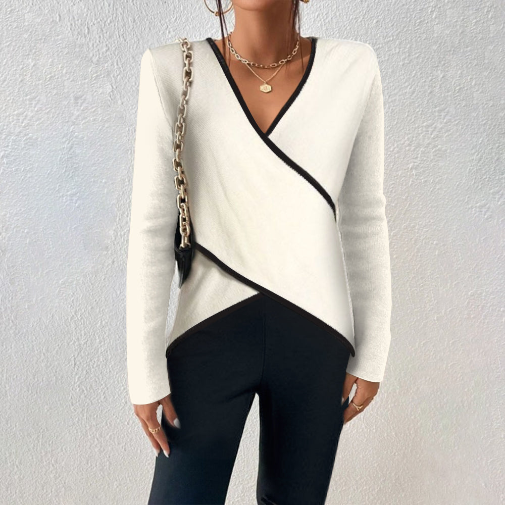 Thalia® | Elegant, warm V-neck sweater