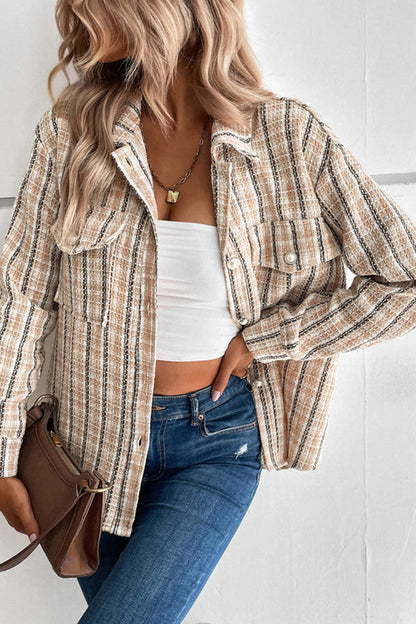 Aitana® | Checked shirt jacket from Spice Harvest