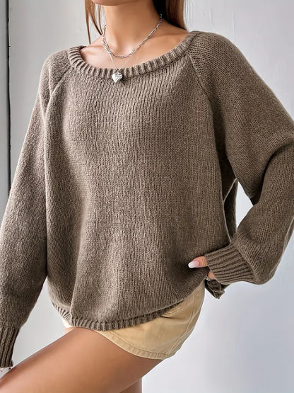 Zaida® | Off-the-shoulder knit sweater