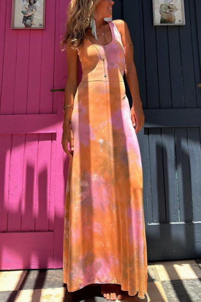 Ximena® | Stretch cross back maxi dress