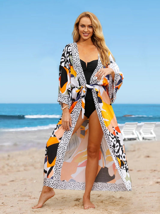 Thisbe® | Boho kimono with belt