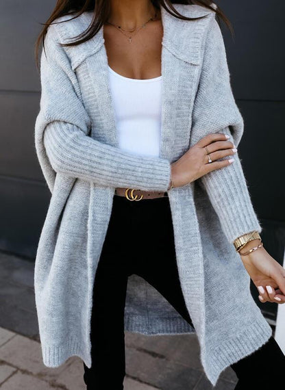 Ximena® | Oversized long sleeve hooded cardigan