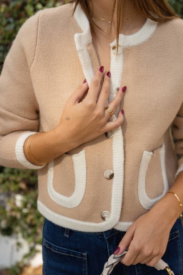 Penélope® | Casual beige cardigan