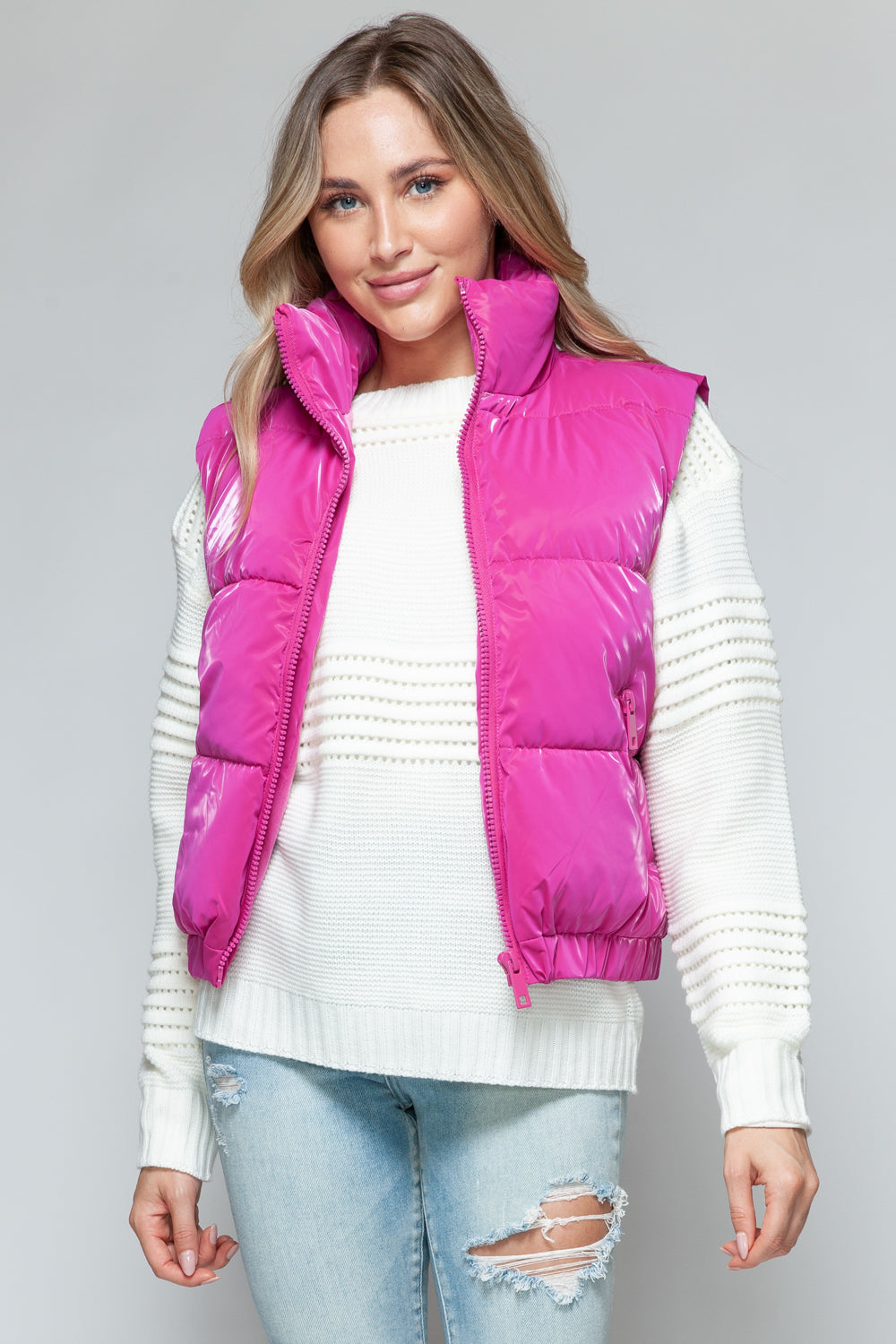 Tatiana® | Snobbish quilted vest with fine fur lining