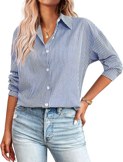 Xena® | Striped button-down shirt