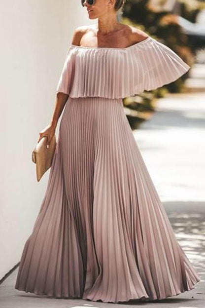 Quinlan® | Long dress with ruffles