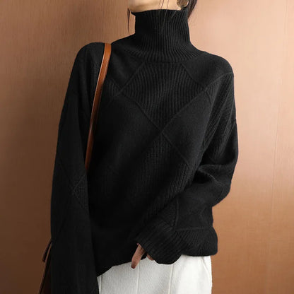 Viviana® | Comfortable soft turtleneck sweater