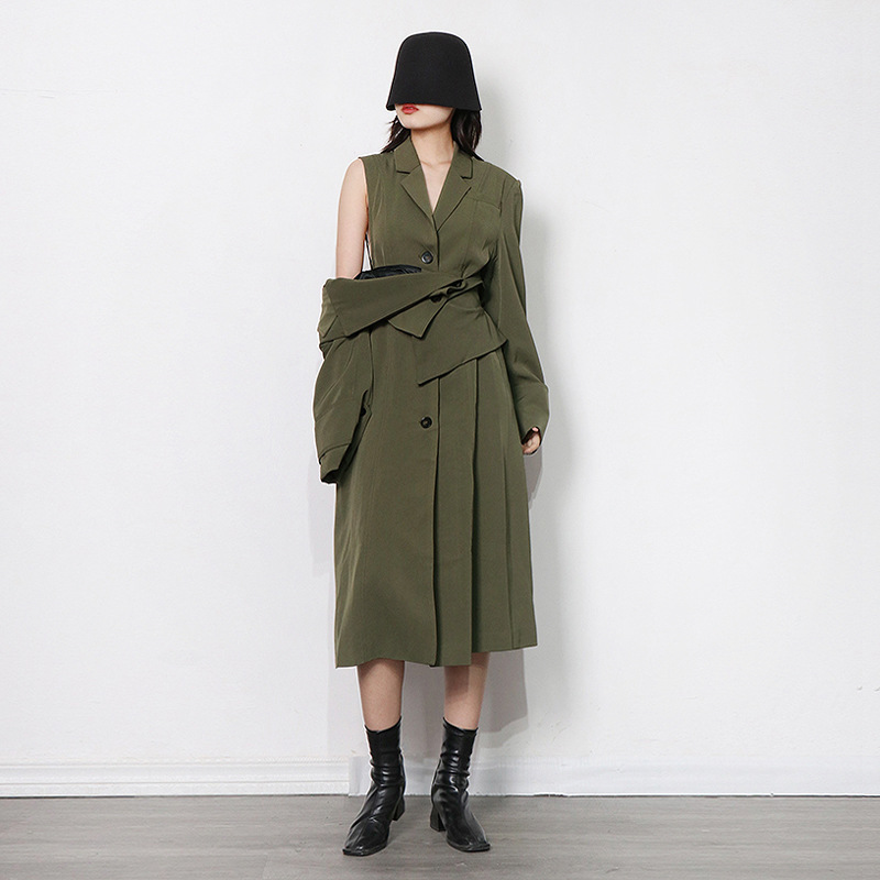 Zara® | Dark green long coat