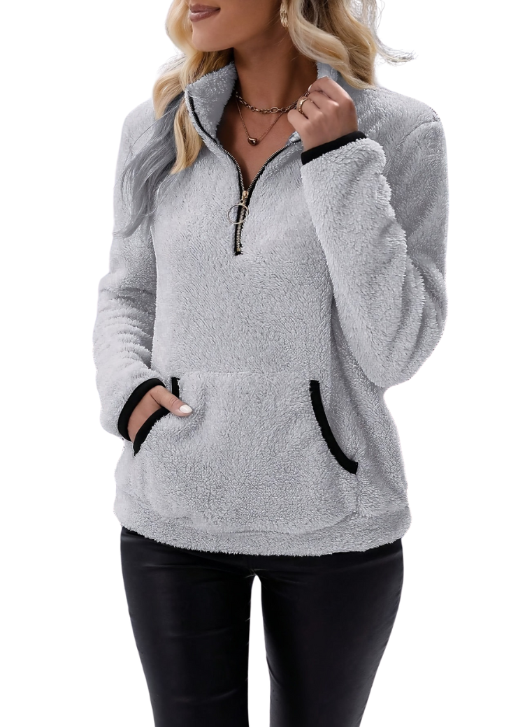 Susana® | Half zip fleece lining