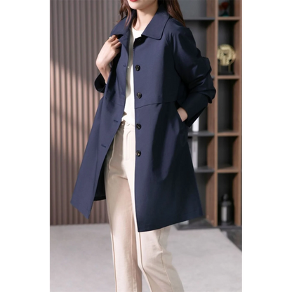 Zenaida® | Classic slim-fit women's coat with one-button closure