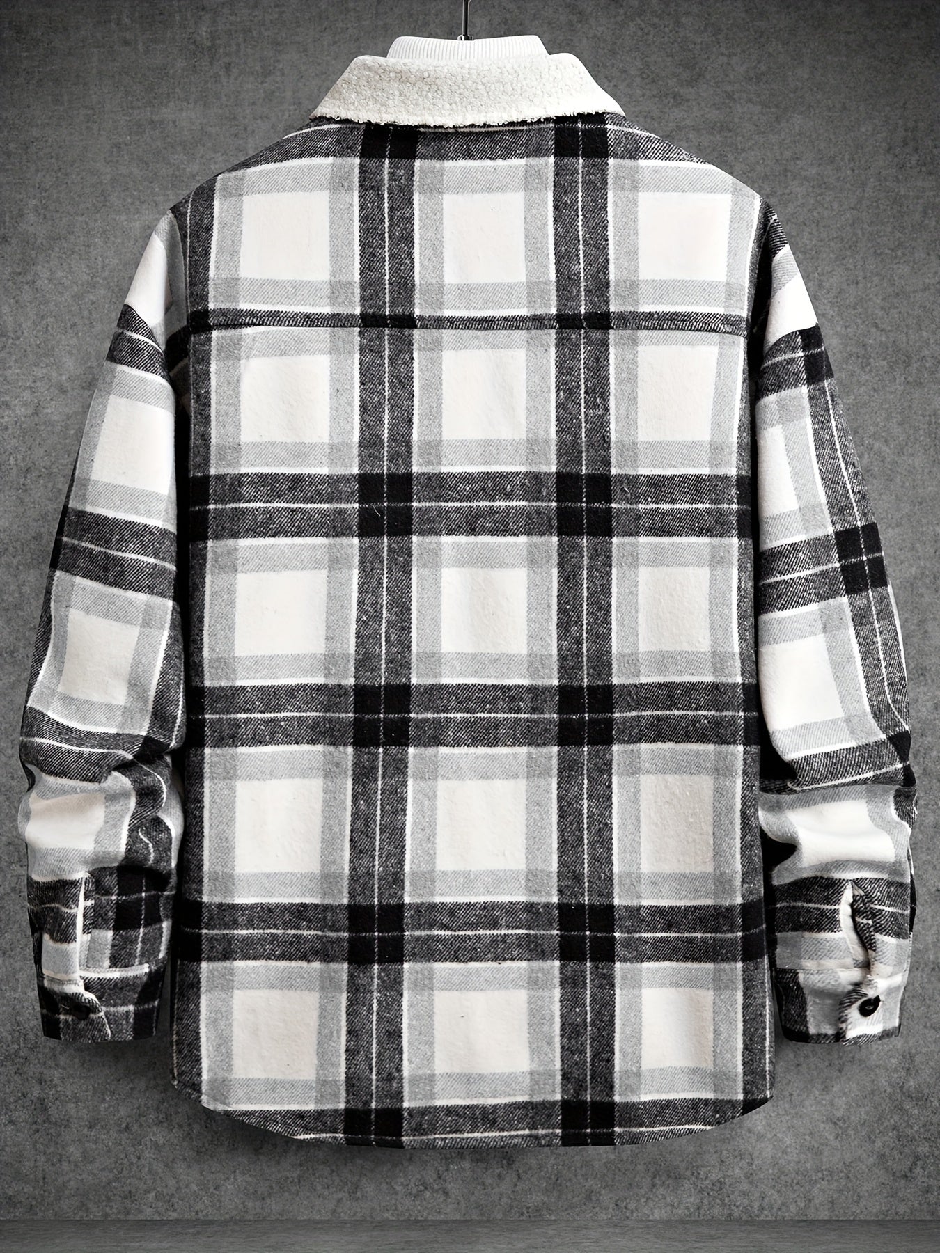 Quintina® | Checked fleece hoodie