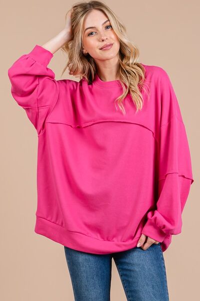 Virginia® | Long sleeve sweatshirt with exposed seams