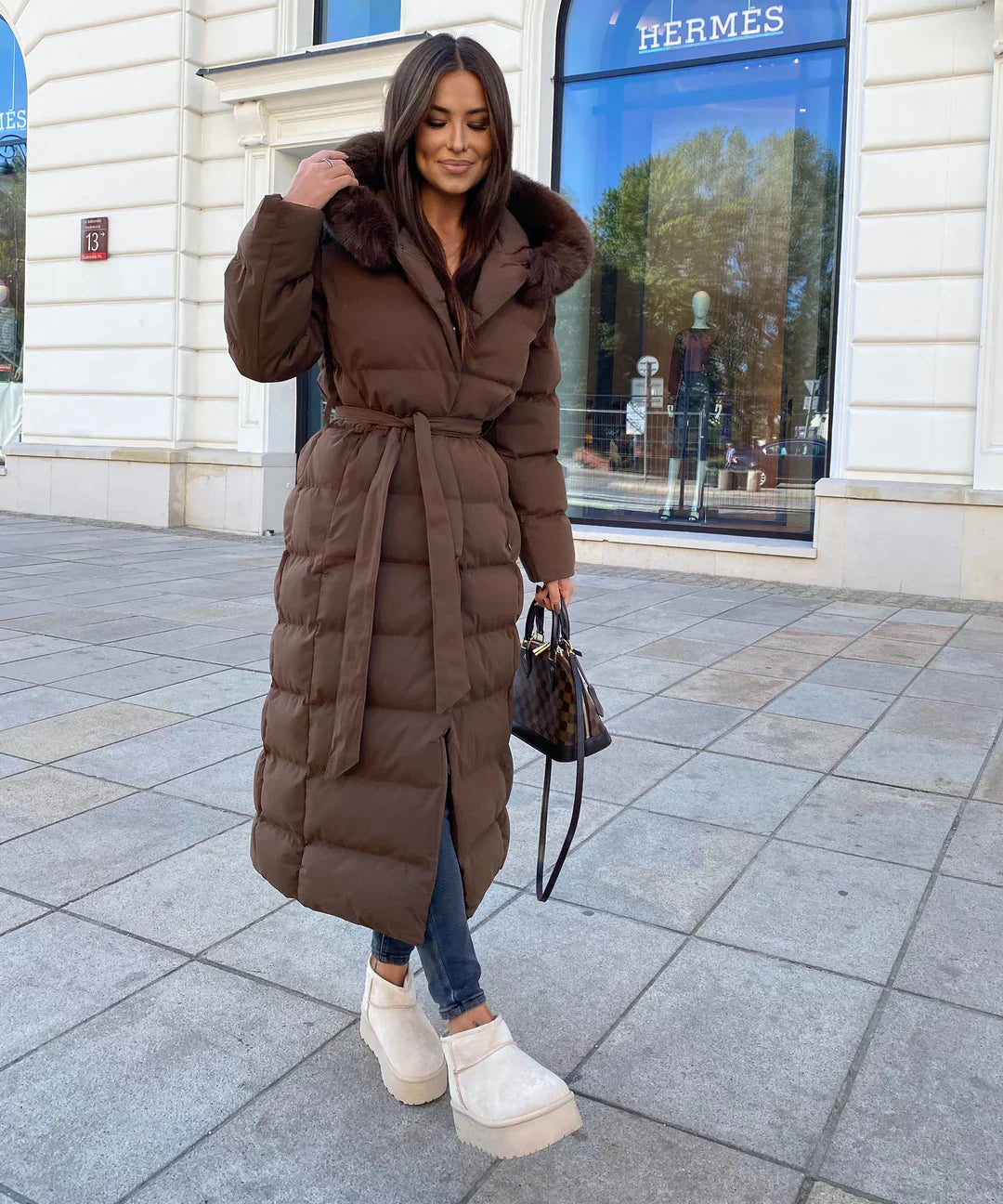 Xandra® | Cozy winter long jacket