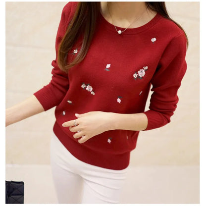 Yessica® | Long sleeve sweater with poker dots