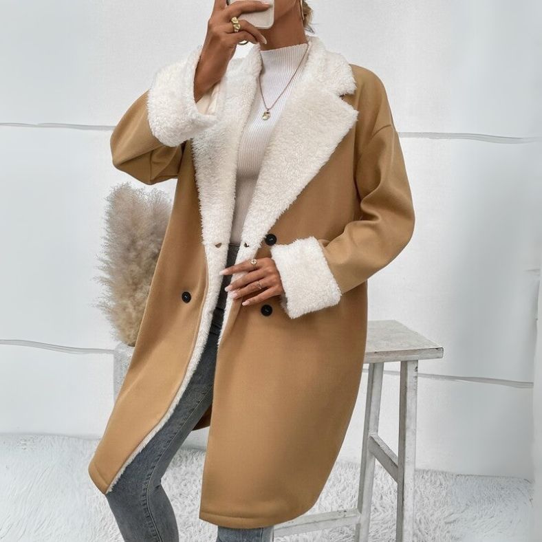 Soledad® | Stylish women's winter coat with faux fur lining