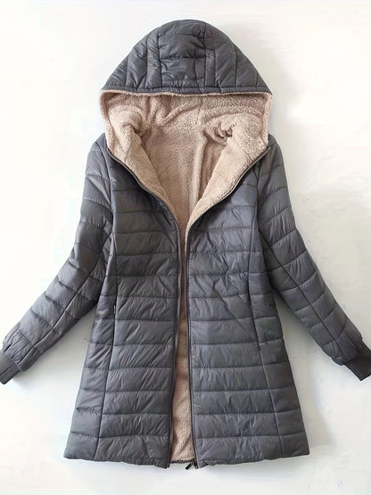 Xenia® | Cozy hooded quilted coat with soft lining