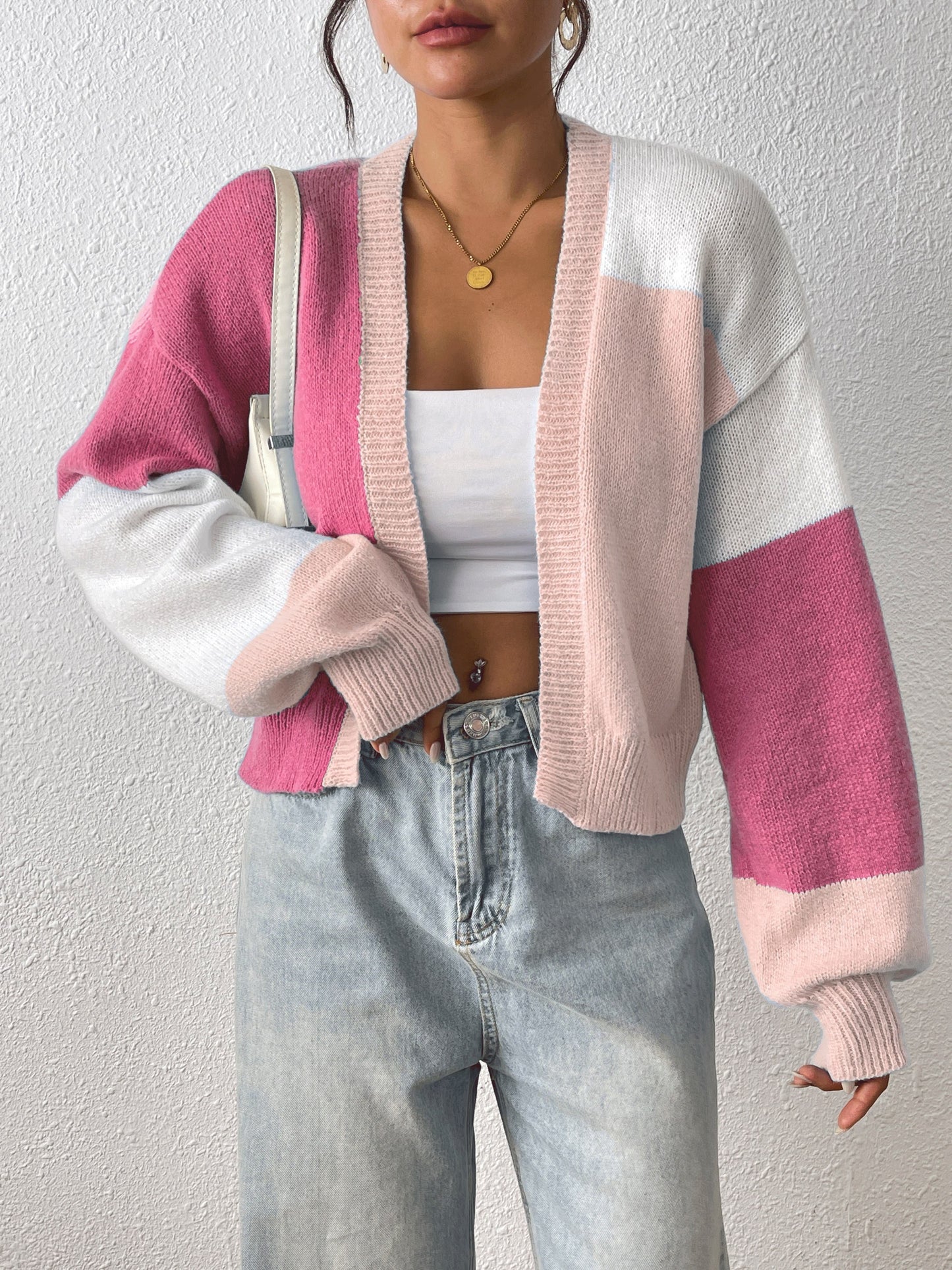 Yasmin® | Color block cardigan