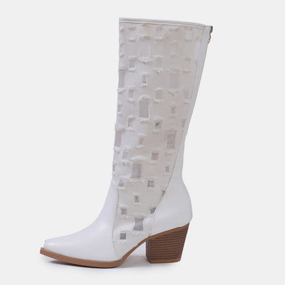 Pilar® | Pointed boots with block heel