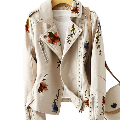 Quiana® | Elegant jacket with floral details